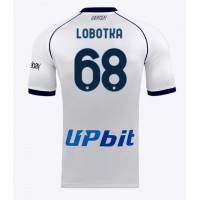 Camiseta SSC Napoli Stanislav Lobotka #68 Segunda Equipación Replica 2023-24 mangas cortas